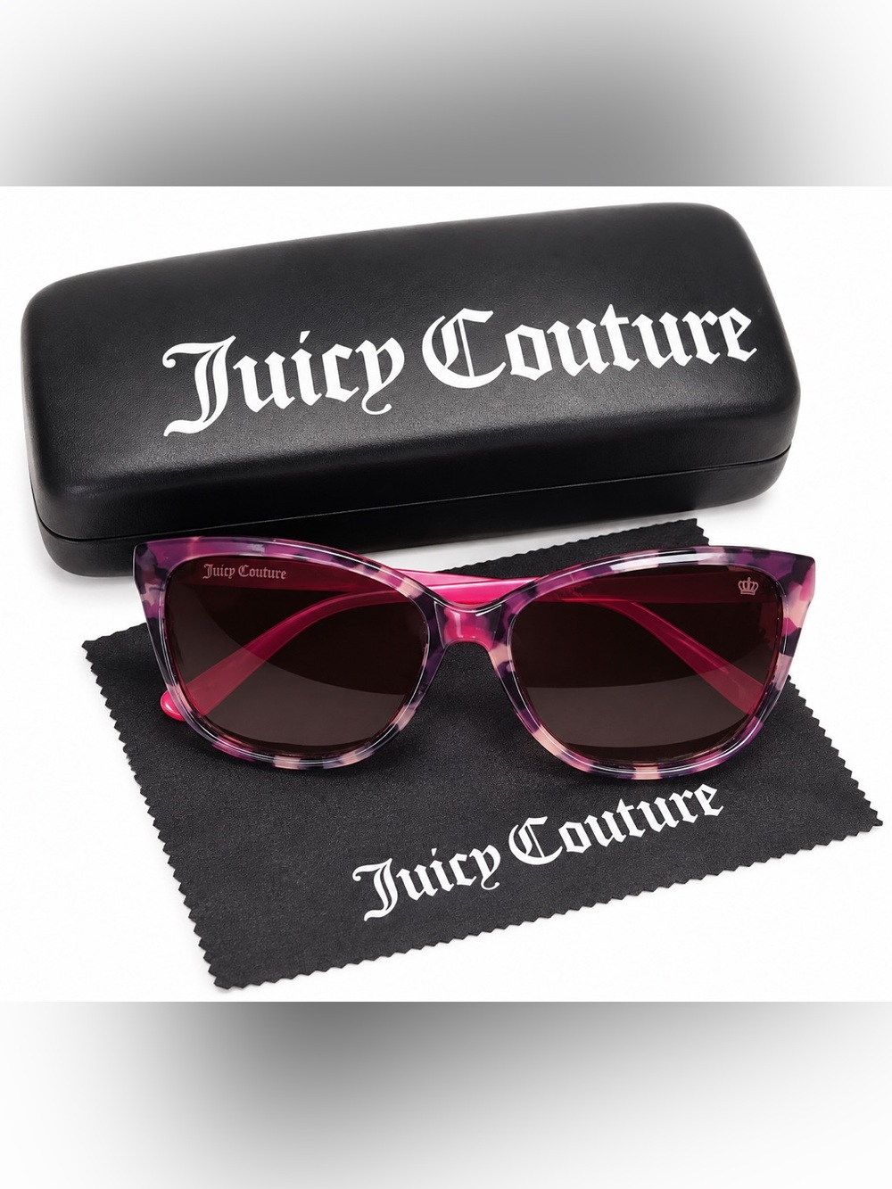 Euc Juicy Couture pink/purple tortoise shell frames